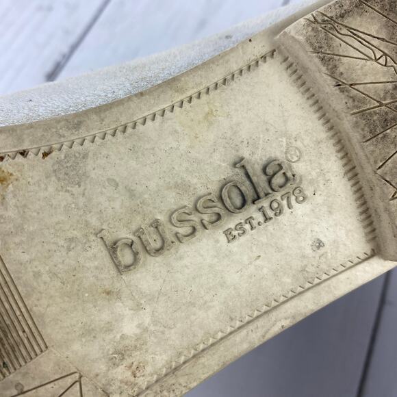 Bussola Metal Washed Vapor Cannes Canta Slip On Flats Size 7.5 EU 38 - Picture 8 of 16